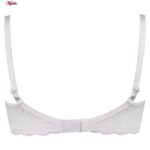 ست شورت و سوتین زنانه کارنا رز مدل گیپوری هارنس فنردار کد 4673-3150 رنگ سفید