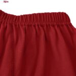 شورت مردانه ماییلدا مدل پادار پنبه ای کد 4702 رنگ زرشکی