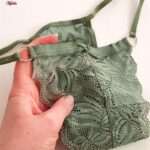 ست شورت و سوتین زنانه کارنا رز مدل گیپوری هارنس فنردار کد 4673-3150 رنگ سبز