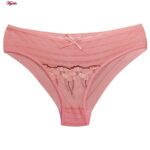 ست شورت و سوتین زنانه کارنا رز مدل گیپوری فنردار کد 4676-2017 رنگ گلبهی