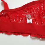 سوتین زنانه کارنا رز مدل فنردار کش پهن کد 4678-332 رنگ قرمز