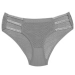 شورت زنانه ماییلدا مدل زنبوری بغل کش دار کد 4698-8863 رنگ طوسی