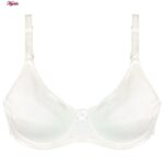 سوتین شیردهی مدل فنردار کد 3804 رنگ سفید