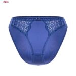 ست شورت و سوتین زنانه لین مدل فنردار کد 4682-614 رنگ آبی