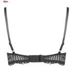 ست شورت و سوتین زنانه میسا مدل فنردار گیپوری کد 4735-6115 رنگ طوسی