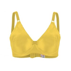 سوتین زنانه لین مدل فنردار کد 4680-741 رنگ زرد