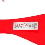 ست شورت و سوتین زنانه لین مدل بدون فنر کد 4682-419 رنگ قرمز