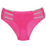 شورت زنانه ماییلدا مدل زنبوری بغل کش دار کد 4698-8863 رنگ صورتی