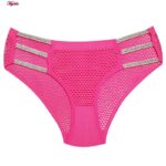 شورت زنانه ماییلدا مدل زنبوری بغل کش دار کد 4698-8863 رنگ صورتی