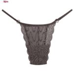 ست شورت و سوتین زنانه کارنا رز مدل گیپوری هارنس فنردار کد 4673-3150 رنگ قهوه ای