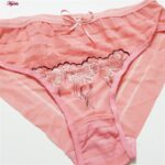 ست شورت و سوتین زنانه کارنا رز مدل گیپوری فنردار کد 4676-2017 رنگ گلبهی