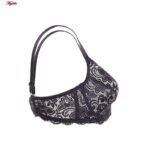ست شورت و سوتین زنانه لین مدل فنردار کد 4682-615 رنگ طوسی