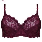 سوتین زنانه کارنا رز مدل گیپوری فنردار کد 4683-319 رنگ بنفش