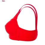 ست شورت و سوتین زنانه لین مدل بدون فنر کد 4682-419 رنگ قرمز