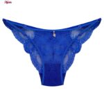 ست شورت و سوتین زنانه ماییلدا مدل فنردار گیپوری کد 4691-8585 رنگ آبی