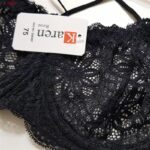 سوتین زنانه کارنا رز مدل فنردار هارنس ستاره ای کد 4679-315-4 رنگ مشکی