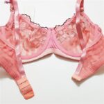 ست شورت و سوتین زنانه کارنا رز مدل گیپوری فنردار کد 4676-2017 رنگ گلبهی