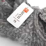 سوتین زنانه کارنا رز مدل فنردار کش پهن کد 4678-332 رنگ طوسی