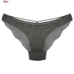 ست شورت و سوتین زنانه میسا مدل فنردار گیپوری کد 4735-6115 رنگ طوسی