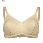 ست شورت و سوتین زنانه لین مدل بدون فنر کد 4682-419 رنگ کرم