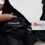 سوتین زنانه کارنا رز مدل فنردار کد 4677-413 رنگ مشکی