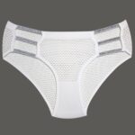 شورت زنانه ماییلدا مدل زنبوری بغل کش دار کد 4698-8863 رنگ سفید