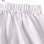 شورت مردانه ماییلدا مدل پادار پنبه ای کد 4702 رنگ سفید