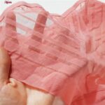 ست شورت و سوتین زنانه کارنا رز مدل گیپوری فنردار کد 4676-2017 رنگ گلبهی