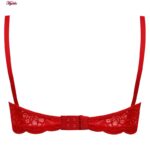 سوتین زنانه کارنا رز مدل فنردار هارنس ستاره ای کد 4679-315-4 رنگ قرمز