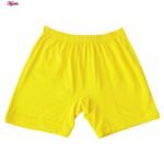 شورت مردانه ماییلدا مدل پادار پنبه ای کد 4702 رنگ زرد