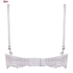 ست شورت و سوتین زنانه میسا مدل فنردار گیپوری کد 4735-6115 رنگ سفید