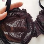 ست شورت و سوتین زنانه برتا مدل فنردار گیپوری کد 4695-2020 رنگ مشکی