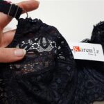 سوتین زنانه کارنا رز مدل فنردار کش پهن کد 4678-332 رنگ مشکی