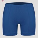 شورت مردانه ماییلدا مدل پادار پنبه ای کد 4702 رنگ آبی شالی