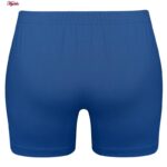 شورت مردانه ماییلدا مدل پادار پنبه ای کد 4702 رنگ آبی شالی