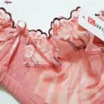 ست شورت و سوتین زنانه کارنا رز مدل گیپوری فنردار کد 4676-2017 رنگ گلبهی