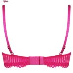 ست شورت و سوتین زنانه میسا مدل فنردار گیپوری کد 4735-6115 رنگ صورتی