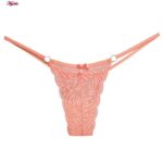 ست شورت و سوتین زنانه کارنا رز مدل گیپوری هارنس فنردار کد 4673-3150 رنگ گلبهی