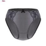 ست شورت و سوتین زنانه لین مدل فنردار کد 4682-615 رنگ طوسی