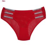 شورت زنانه ماییلدا مدل زنبوری بغل کش دار کد 4698-8863 رنگ قرمز