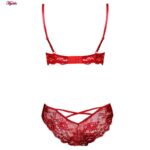 ست شورت و سوتین زنانه ماییلدا مدل فنردار پوش آپ کد 4616 رنگ قرمز