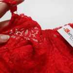 سوتین زنانه کارنا رز مدل فنردار کش پهن کد 4678-332 رنگ قرمز