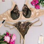 ست شورت و سوتین زنانه پانیذ مدل 9024-CR