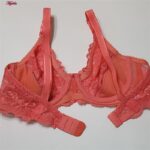 سوتین زنانه پانیذ مدل فنردار گیپوری کد 66336-new رنگ گلبهی