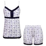 ست تاپ و شلوارک زنانه کوزا مدل 9219 رنگ سرمه ای