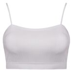 نیم تنه ورزشی زنانه ماییلدا مدل بدون فنر پددار کد 4742 رنگ سفید