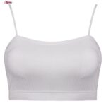 نیم تنه ورزشی زنانه ماییلدا مدل بدون فنر پددار کد 4742 رنگ سفید