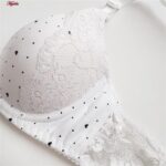 ست شورت و سوتین زنانه پانیذ مدل فنردار دکلته پوش آپ کد 4689-4