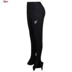 ست تی شرت و شلوار ورزشی زنانه مدل بغل چاکدار کد 4703-342 رنگ مشکی