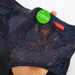 شورت زنانه یوکین مدل نخی کبریتی کد 4741 رنگ سرمه ای